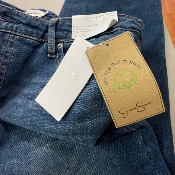 Jessica Simpson high rise slim straight jeans size 8/29 - Picture 12 of 14